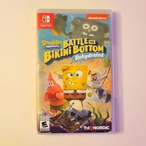 Nintendo Switch SpongeBob Battle For Bikini Bottom Rehydrated Game